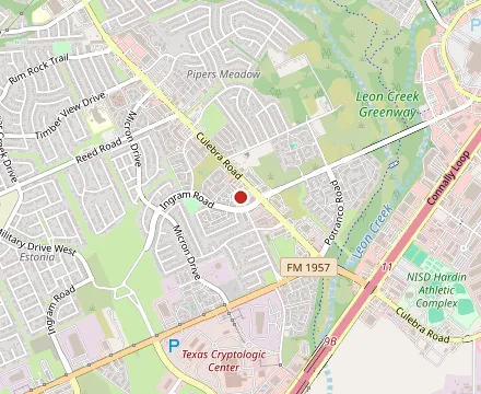Map showing Umberto's Italian Grill