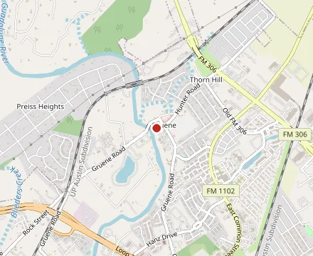 Map showing Gristmill River Restaurant & Bar