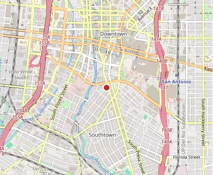 Map showing The Station Cafe