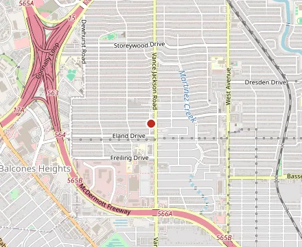 Map showing Alma Llanera Restaurant