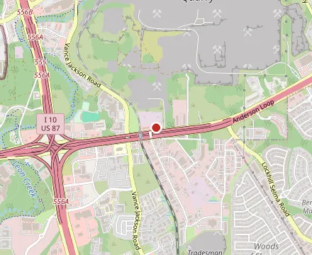 Map showing Tacos N Salsa