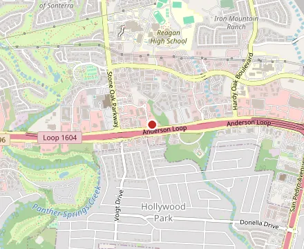 Map showing Kirby's Steakhouse