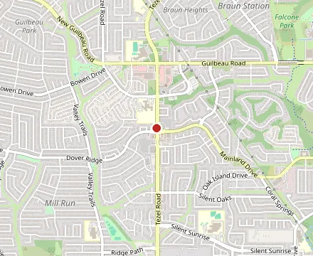 Map showing El Buen Gusto Mexican Cafe