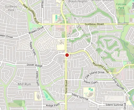 Map showing Sukhothai Thai Restaurant Express